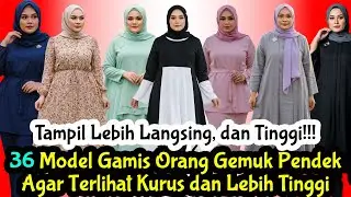 Model Gamis Orang Gemuk Pendek Agar Terlihat Kurus dan Lebih Tinggi Terbaru