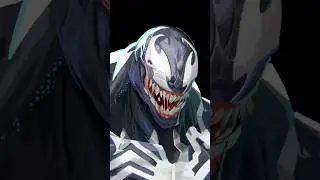 Marvel Rivals Venom Timelapse | Procreate Digital Painting #venom #art #fanart #procreate #drawing