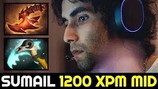SUMAIL 1200 XPM Mid Leshrac with Overwhelming Blink Build Dota 2