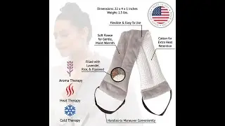 HP Solutions Versatile Buddy Microwave Heating Pad for Lower back Pain, Menstrual Cramps and More