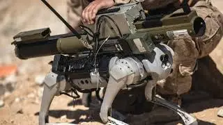 Marine Corps Tests Rocket-Armed Robot Dog