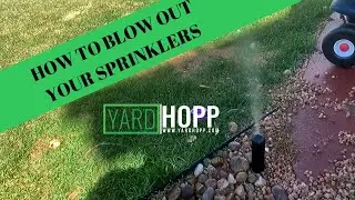 How to blow out sprinkler system