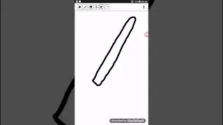 Ensinando a desenhar uma enxada