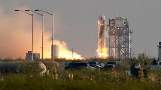 In full: Blue Origin flies to space with Amazon founder Jeff Bezos on board