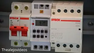 TIMER Y CONTACTOR. CONEXIONADO y distintos tipos de timers.