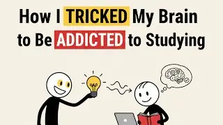 How I TRICKED My Brain to Be ADDICTED to Studying (Science-Backed)