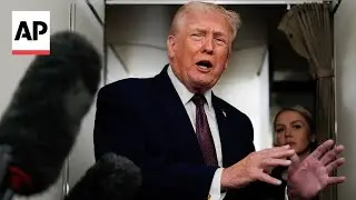 Trump jokes about turbulence aboard Air Force One