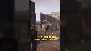 1 Vs 3 ( ORIGINAL AIM CLAN Vs WEIRD AIM CLAN) 🔥💥🔥 PLAY OF THE YEAR🔥💥🔥