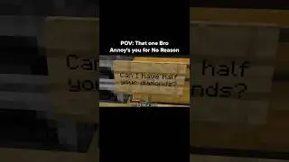 Minecraft Annoying Moment