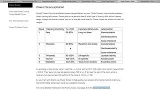 Uso del potenci&oacute;metro Stryd - 8a parte - Power Zones