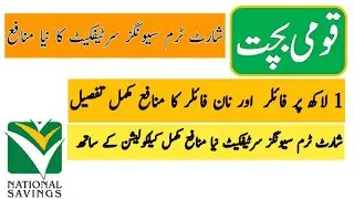 short term savings certificates New profit rates