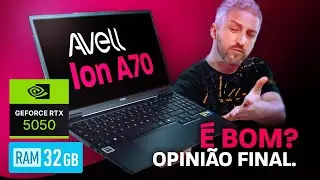 Avell Ion A70 em Jogos e Benchmarks 🎮 RTX 5050 no limite? Core Ultra 7 &eacute; bom? Review Notebook GAMER