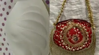 पैडेड कप से सुन्दर सा क्लच बैग👜 बनाये बहुत ही आसान तरीके से🙏♥👌#handmadepotli #thehandmaden#diycrafts