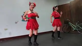 Simply Mambo (by Val Myers & Deana Randle)  Line Dance簡單曼波排舞(蔡碧娥老師與學員)背面示範