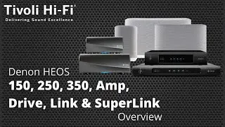 Denon HEOS 150, 250, 350, Amp, Drive, Link & SuperLink | Overview