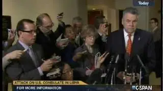 Rep. King Takes Questions After Closed Door Hearing - November 16, 2012