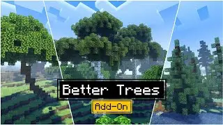 Better Trees Addon in Minecraft Pocket Edition 😍 | New Update | Must Try!