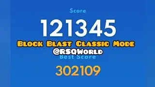 Block Blast Game Classic Mode New Best High score 