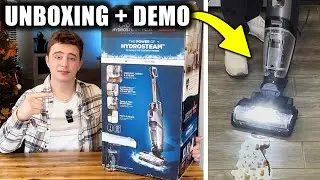 Распаковка и демонстрация Bissell CrossWave HydroSteam!