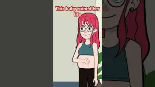 This baby ruined her life at 16! #baby #pregnant #highschool