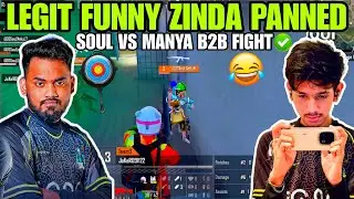 iQOOSouL Vs Manya New Team B2B Triple Fight 🔥 Legit Funny Zinda Panned 😂 Goblin Godlin Mode ✅ Nakul