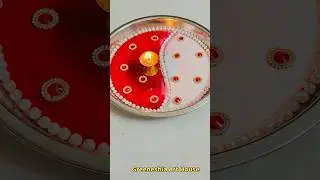Идея украшения пуджи тхали своими руками | аарти тхали #шорты #короткоевидео #youtubeшорты #short...