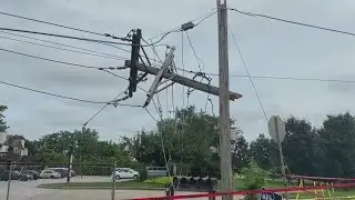 Strong storm leaves downed trees, power lines in its wake in St. Charles