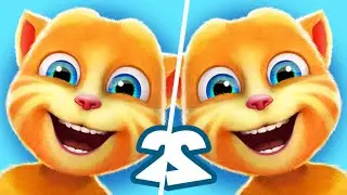 Talking Ginger Eating &ndash; Max All Levels Unlocked Gameplay (iOS, Android)