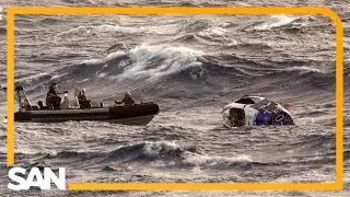Fierce storm ends Lithuanian rower&rsquo;s dream of solo Pacific crossing