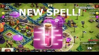 Clash of Clans - NEW HASTE SPELL NEW DARK ELIXIR SPELL!