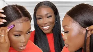 EASY & REALISTIC GLUELESS KINKY STRAIGHT WIG | LUVME