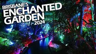 Brisbane's MUST-SEE light show: The Enchanted Garden 2024!