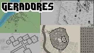 Gerador de Vila, Cidade, Dungeon, Região e Runa para seu RPG!