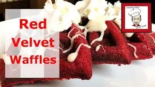 You can make these Easy Red Velvet Waffles With Cream Cheese Icing
