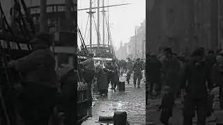 European Port: Authentic 19th Century Footage | Daily Life on the Waterfront
