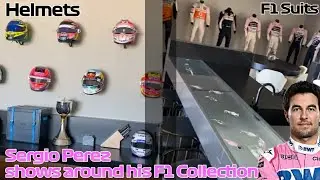 Sergio Perez shows around his F1 Collection