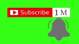 Intro YouTube Subscribe Logo Green screen Full HD Free