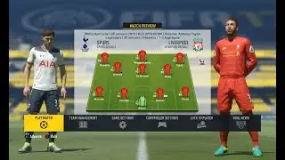 Fifa17 Gameplay in 2025. The Memories Liverpool vs Spurs Legendary Difficulty.