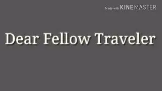 Dear Fellow Traveler - Sea Wolf [LYRICS]