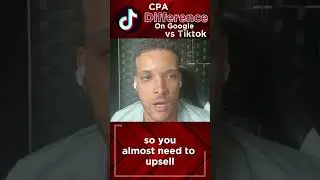 CPA Difference on Google vs TikTok | Google Ads #shorts