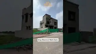 Grey Structure Work Completed | 10 Marla Project Tauheed Block Bahria Town Lahore
