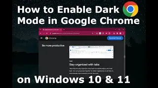How to enable Dark Mode on Google Chrome for All Websites