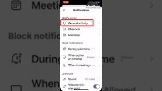 TEAMS MOBILE APP: Turn Off Ringtone Notifications On Cell Phone