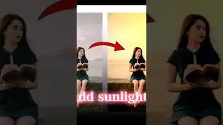how to add sunlight #shorts #viral #photography #photoediting #photoshop #ytshorts #ytshort
