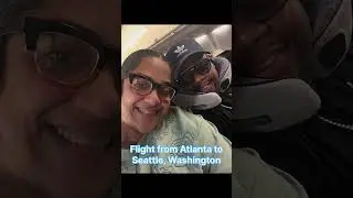 Our Flight From Atlanta Georgia To Seattle Washington  #eatflyandcruise #eating #travel #food