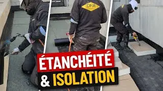 Travaux d’étanchéité et d’isolation sur toiture plate