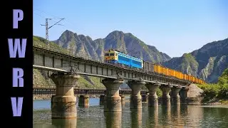 Chinese Railways - Freight & Passenger Trains Hauled by Diesel & Electric Traction at Luopoling, BJ