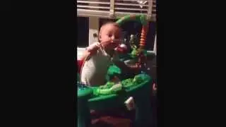 WILL WOODALL, 10 months old