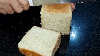 PÃO DE FORMA CASEIRO FÁCIL E MACIO SEM OVO E SEM LEITE