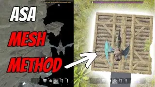 How To MESH in ARK ASCENDED ASA Any Cave in 2 Sec 